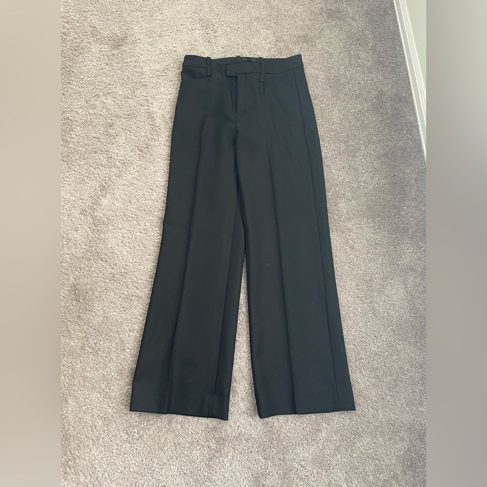 Banana Republic Lido Wife-Leg Italian Wool Trousers